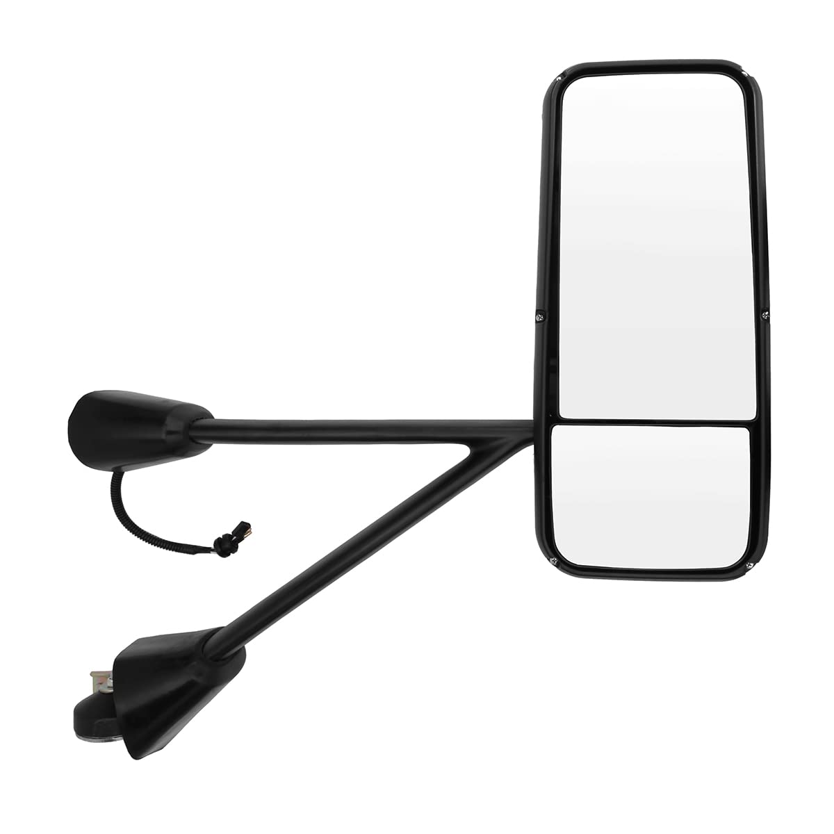 Kenworth T170–T800 Door Mirror – Power Heated, Chrome/Black