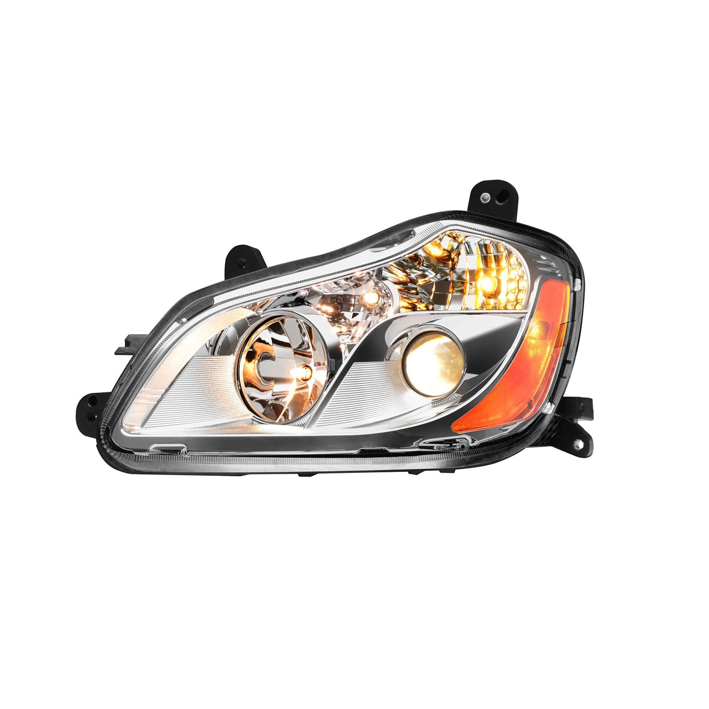 Kenworth T680 Headlight Assembly – DOT/SAE Approved (2013–2021) - RoadWest Truck Parts - B0FVKWCW7T - High Soar