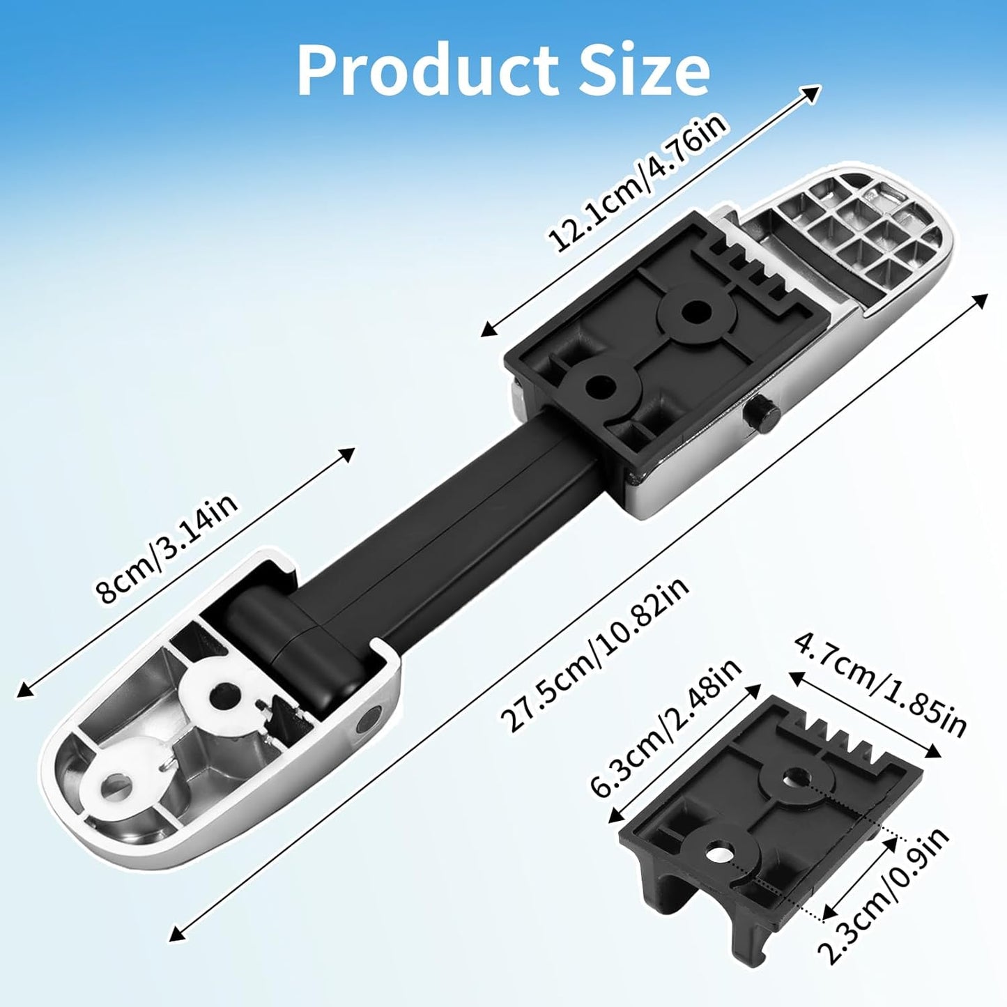 Peterbilt Hood Latch Kit L+R – Chrome (325–579 Series) - RoadWest Truck Parts - B0FT3JCR37 - High Soar