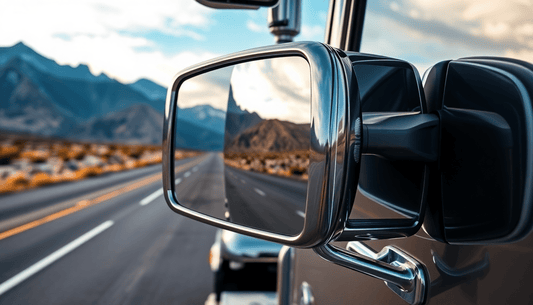 Peterbilt 325–389 Door Mirror Assembly (Chrome, Heated, Power – LH Driver): The Upgrade That Pays Back Every Mile - RoadWest Truck Parts
