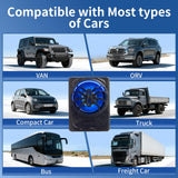 10" Slim Underseat Powered Subwoofer 1200W – Built - in Amp, Blue LED - RoadWest Truck Parts - B0FT3TNVX2 - High Soar