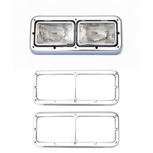 For Freightliner FLD Classic XL/120/132 Headlight Bezel – Chrome LED 12" Amber (3-2048-3)