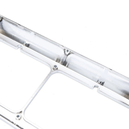 LED Headlight Bezel For Peterbilt 378/379 Chrome LED Headlight Bezel  – LED w/ 12" Amber Strip (3-2048-3)