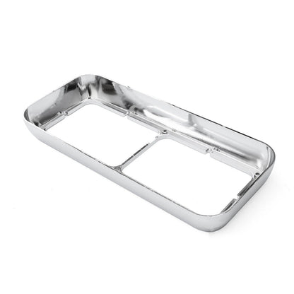 LED Headlight Bezel For Peterbilt 378/379 Chrome LED Headlight Bezel  – LED w/ 12" Amber Strip (3-2048-3)