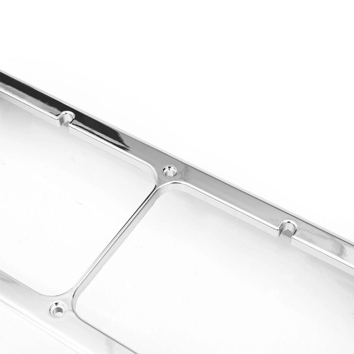 LED Headlight Bezel For Peterbilt 378/379 Chrome LED Headlight Bezel  – LED w/ 12" Amber Strip (3-2048-3)