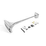 12V 150dB Single Trumpet Air Horn – Chrome Plated, Waterproof (Universal) - RoadWest Truck Parts - B0B9H2H23H - High Soar