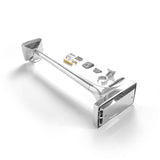 12V 150dB Single Trumpet Air Horn – Chrome Plated, Waterproof (Universal) - RoadWest Truck Parts - B0B9H2H23H - High Soar