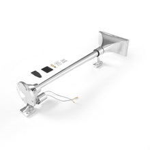 12V 150dB Single Trumpet Air Horn – Waterproof, Chrome Plated (25.1") (Universal) - RoadWest Truck Parts - B0B9H2K613 - High Soar