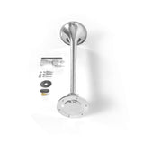 12V 150dB Single Trumpet Air Horn – Waterproof, Chrome Plated (25.1") (Universal) - RoadWest Truck Parts - B0B9H3KK3B - High Soar