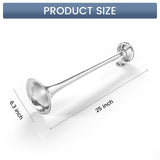 12V 150dB Single Trumpet Air Horn – Waterproof, Chrome Plated (25.1") (Universal) - RoadWest Truck Parts - B0B9H3KK3B - High Soar