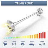 12V 150dB Single Trumpet Air Horn – Waterproof, Chrome Plated (25.1") (Universal) - RoadWest Truck Parts - B0B9H3KK3B - High Soar