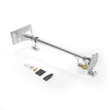 12V 150dB Single Trumpet Air Horn – Waterproof, Chrome Plated (25.1") (Universal) - RoadWest Truck Parts - B0B9H3KK3B - High Soar