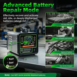 12V/24V Smart Car Battery Charger 0–15A – LCD Trickle Charger & Maintainer - RoadWest Truck Parts - B0FT3WDJ76 - High Soar