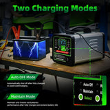 12V/24V Smart Car Battery Charger 0–15A – LCD Trickle Charger & Maintainer - RoadWest Truck Parts - B0FT3WDJ76 - High Soar