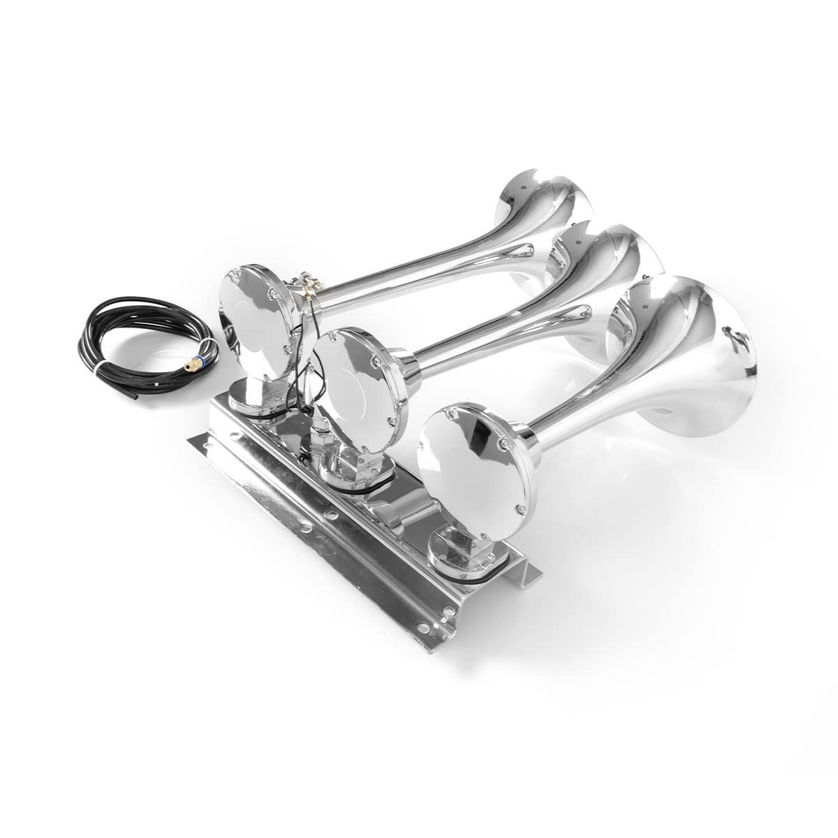 12V/24V Train Air Horn Kit – 150dB (3/4 Trumpet) (Universal) - RoadWest Truck Parts - B0B9H5DLGC - High Soar