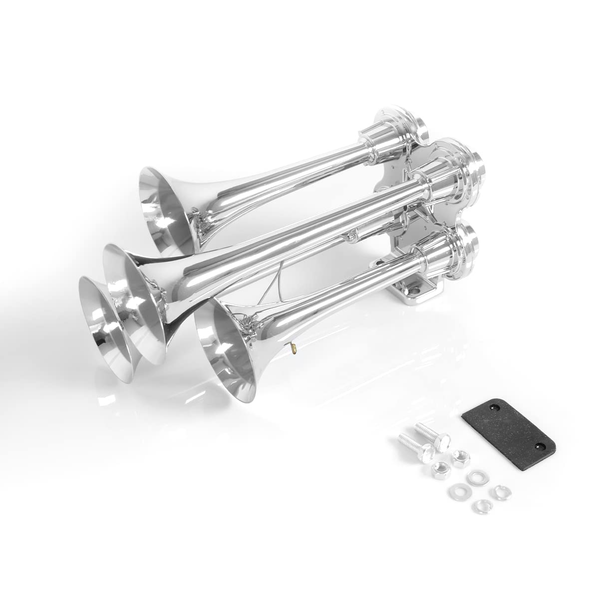 12V/24V Train Air Horn Kit – 150dB (3/4 Trumpet) (Universal) - RoadWest Truck Parts - B0B9H5DLGC - High Soar