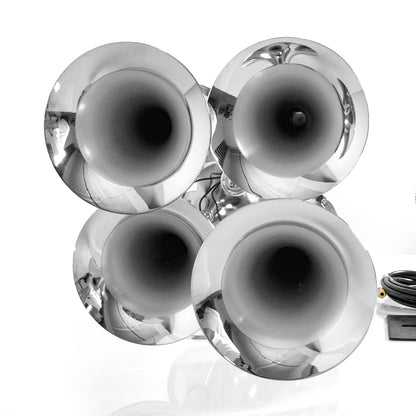 12V/24V Train Air Horn Kit – 150dB (3/4 Trumpet) (Universal) - RoadWest Truck Parts - B0B9H5DLGC - High Soar