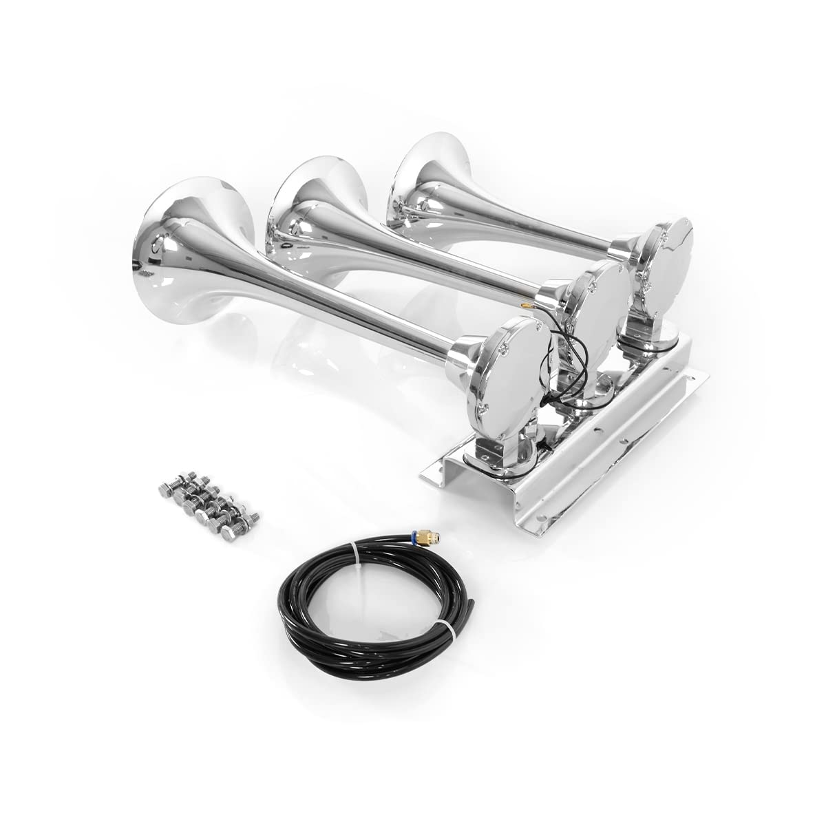 12V/24V Train Air Horn Kit – 150dB (3/4 Trumpet) (Universal) - RoadWest Truck Parts - B0B9H5DLGC - High Soar