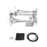 12V/24V Train Air Horn Kit – 150dB (3/4 Trumpet) (Universal) - RoadWest Truck Parts - MZ-312-04E - High Soar