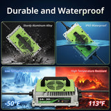 24V LiFePO4 Battery Charger 30A (1000W) – IP65 Waterproof w/ Fan & Alligator Clips - RoadWest Truck Parts - B0FSQ9RHSZ - High Soar