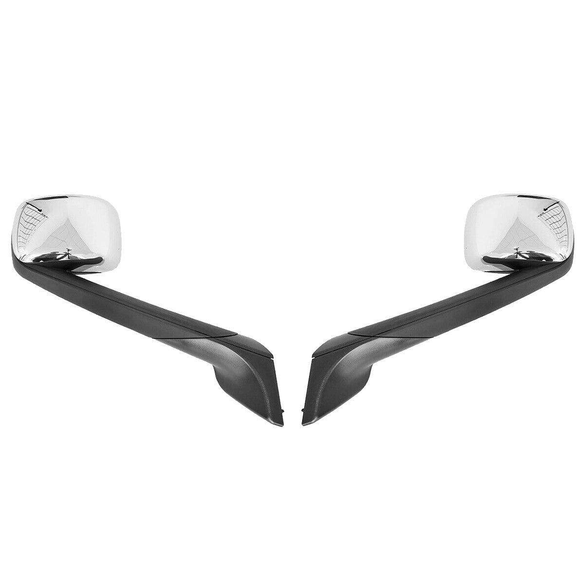 Freightliner Cascadia Hood Mirrors Pair – Heated, Chrome (2018–2020)