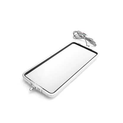 Peterbilt 335–389 Stainless Door Mirror Pair – Heated (Left & Right)