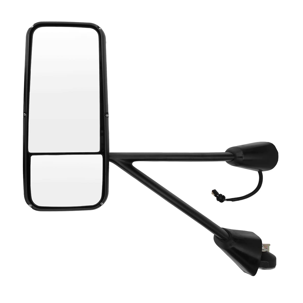 Kenworth T170–T800 Door Mirror – Power Heated, Chrome/Black