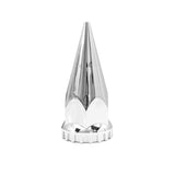 High Soar 33mm Chrome Lug Nut Covers for Semi Trucks – Front Axle Set (Screw‑on ABS)