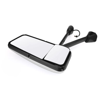 Kenworth T170–T800 Door Mirror – Power Heated, Chrome/Black