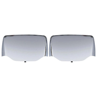 For Peterbilt 579/587 Chrome Mirror Casing Set Door+Hood (4PCS)