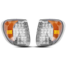 4PCS Headlight Bezels & LED Turn Signal Lights For International 9200 9400 LH+RH