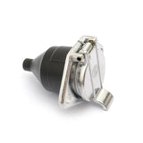 7 - Way Trailer Plug Tester + Adapter – Heavy - Duty Round Connector (7 - Pin) - RoadWest Truck Parts - B0B512HSYN - High Soar