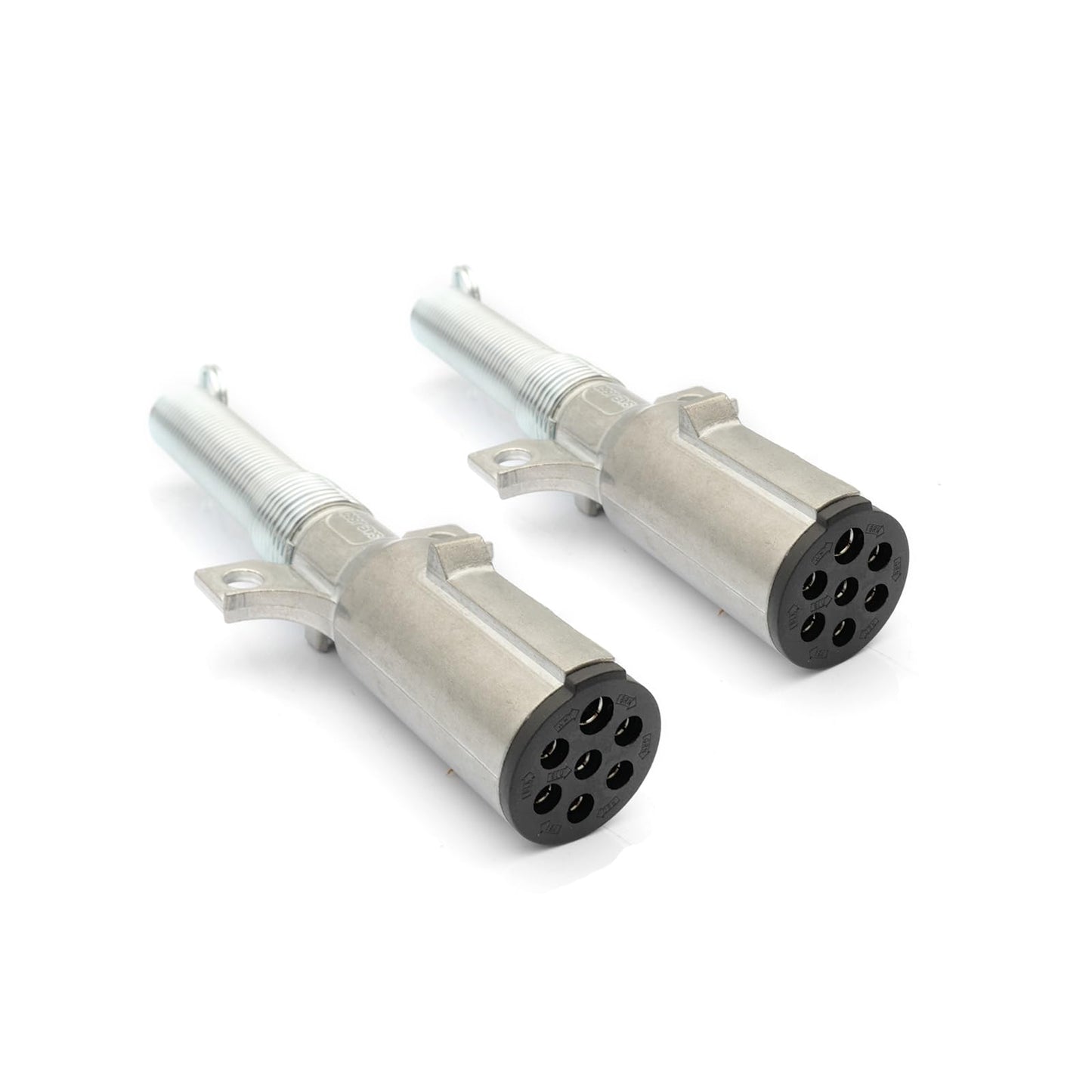 7 - Way Trailer Plug Tester + Adapter – Heavy - Duty Round Connector (7 - Pin) - RoadWest Truck Parts - B0B512HSYN - High Soar