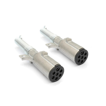 7 - Way Trailer Plug Tester + Adapter – Heavy - Duty Round Connector (7 - Pin) - RoadWest Truck Parts - B0B512HSYN - High Soar