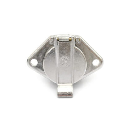 7 - Way Trailer Plug Tester + Adapter – Heavy - Duty Round Connector (7 - Pin) - RoadWest Truck Parts - B0B512HSYN - High Soar