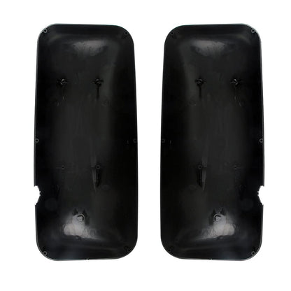 Black/Chrome Door Mirror Covers for Kenworth T170/T800 2008–2017 OEM R59-1019-22 / R59-1010-22