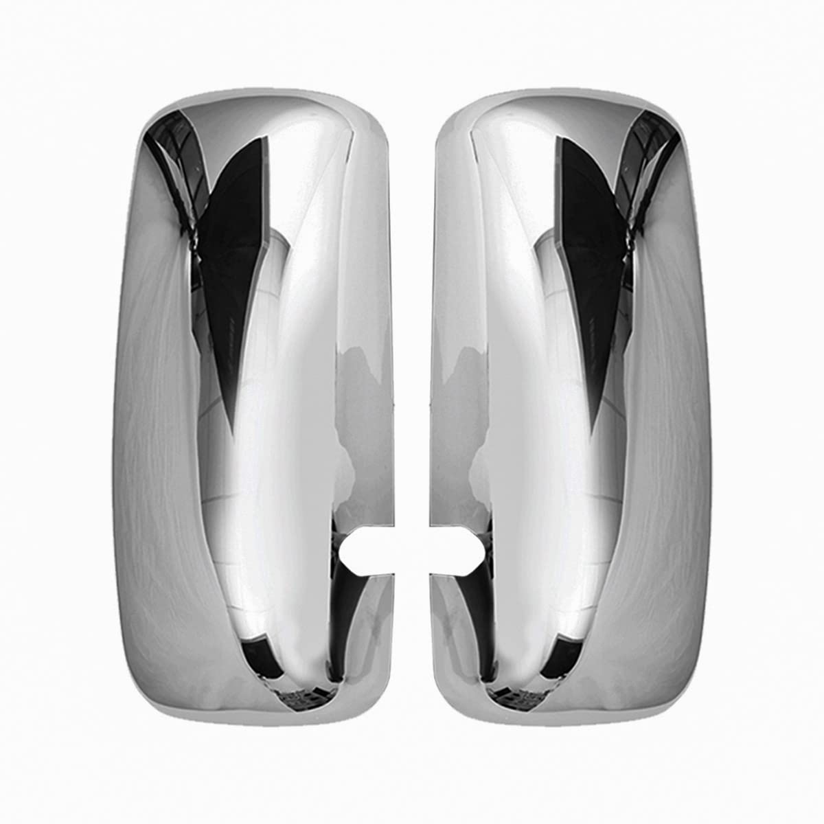 Black/Chrome Door Mirror Covers for Kenworth T170/T800 2008–2017 OEM R59-1019-22 / R59-1010-22
