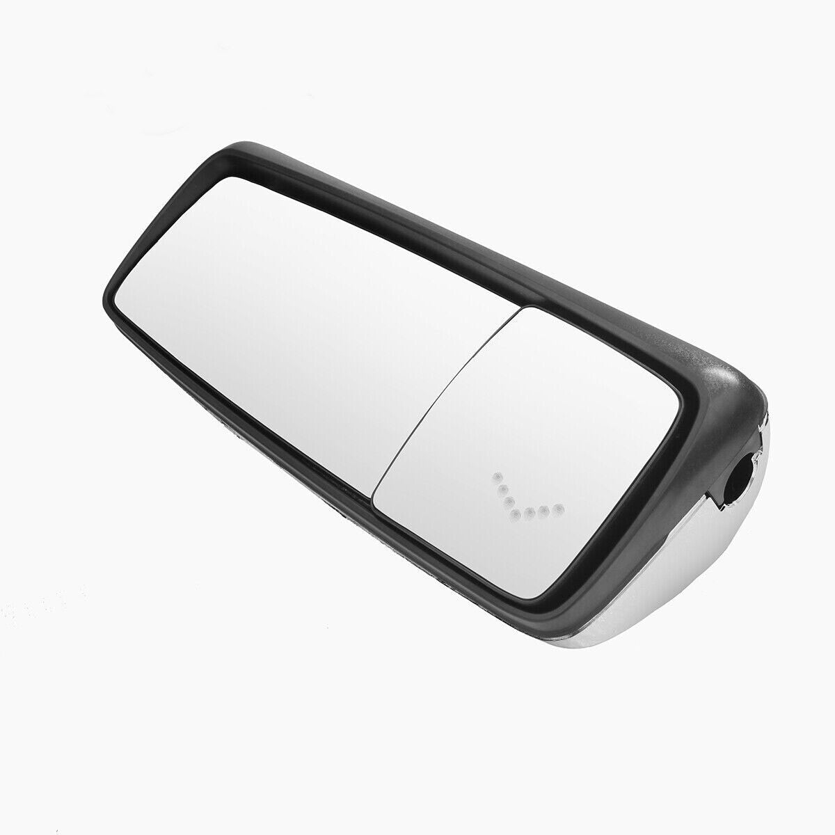 Volvo VNL/VNM/VNX Door Mirror – Chrome Heated Power w/ LED Turn Signal (RH Passenger)