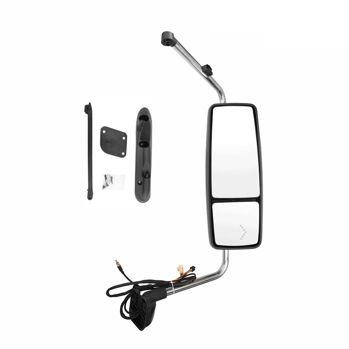 International ProStar Door Mirror – Chrome Heated Power, Door Mount (2002–2018)