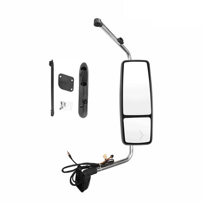 International ProStar Door Mirror – Chrome Heated Power, Door Mount (2002–2018)