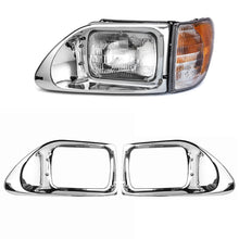 International 5900/9200/9400 Headlight Bezel Pair – Chrome (DOT Replacement)