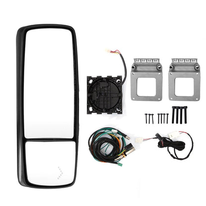 Volvo VNL/VNM/VNX Door Mirror – Chrome Heated Power w/ LED Turn Signal (RH Passenger)