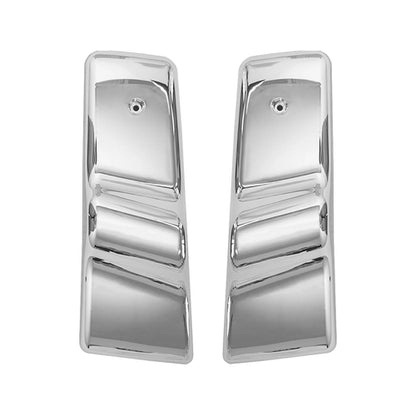 Freightliner Columbia/Century Door Mirror Cover + Arm Housing Pair – Chrome / Black (LH+RH)