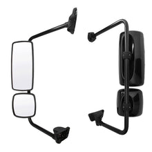 For Freightliner M2 100/106 Door Mirror Assembly Heated Black Right Passenger Side Mirror with Arm