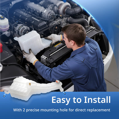 Freightliner M2 Coolant Reservoir Tank w/ Cap (2012–2019) – Replaces 603-5207 / A0528531000