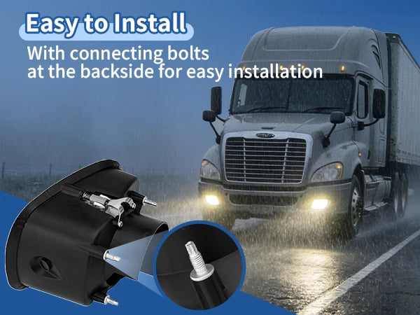 Freightliner Cascadia Front Fog Light Pair (2008–2017) – LED / Halogen