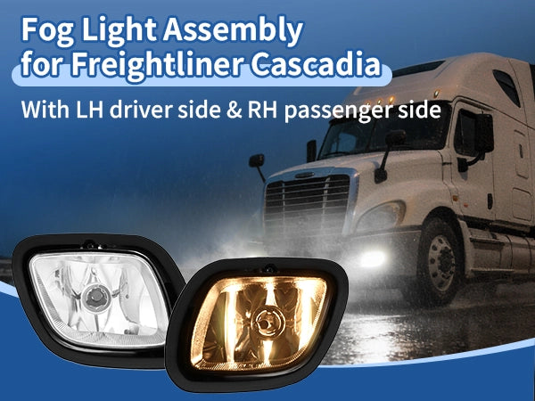 Freightliner Cascadia Front Fog Light Pair (2008–2017) – LED / Halogen