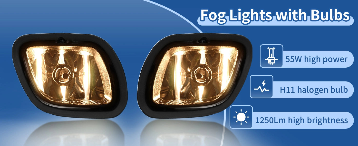Freightliner Cascadia Front Fog Light Pair (2008–2017) – LED / Halogen