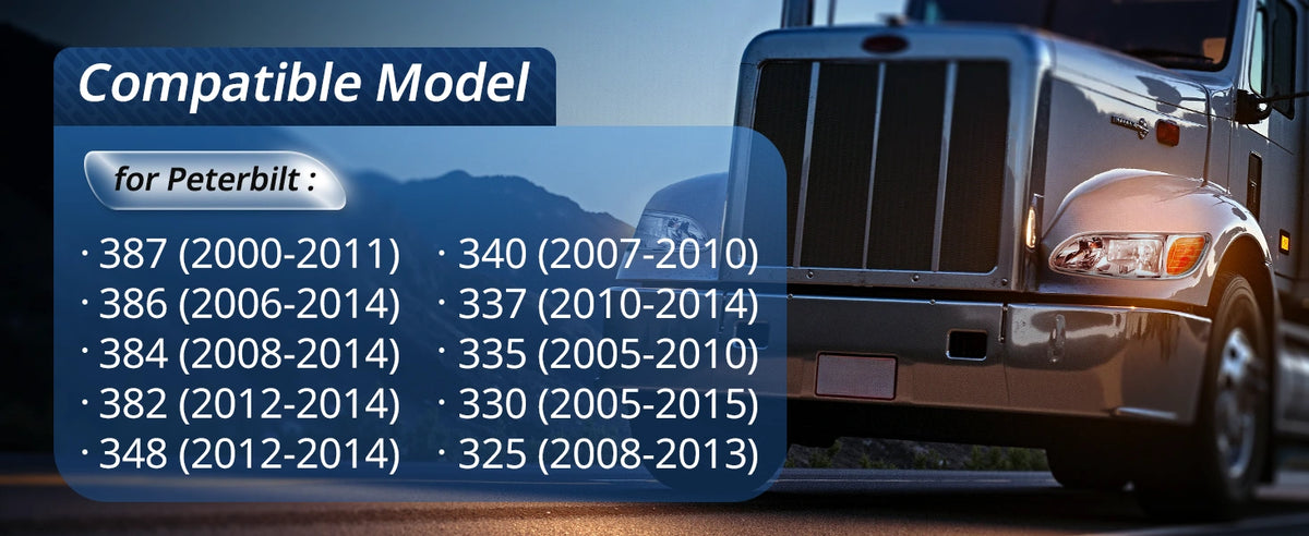 Peterbilt 325–387 Headlights Pair (2000–2015) – DOT Approved