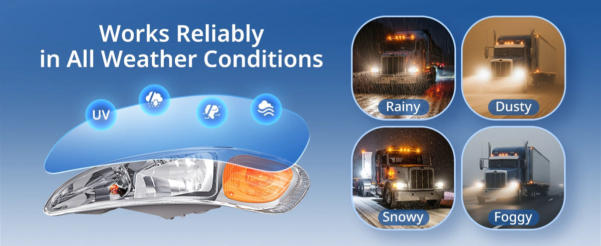 Peterbilt 325–387 Headlights Pair (2000–2015) – DOT Approved